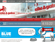 Tablet Screenshot of caesegatos.com